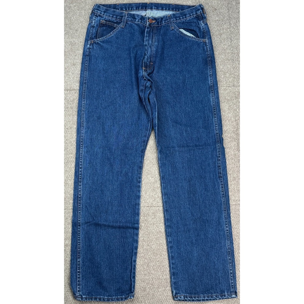 Round House Men's Vintage 5 Pocket Denim Jeans‎ Made In USA Size 36x34